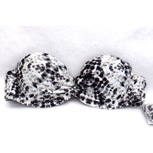 HOLLISTER Lightly Lined Multi-Way Bandeau Bikini Top Size 34A NWT